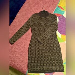 Classic Michael Kors sweater logo dress.